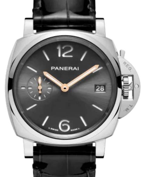 Panerai Luminor Due Gray Anthracite Sunburst Dial PAN..